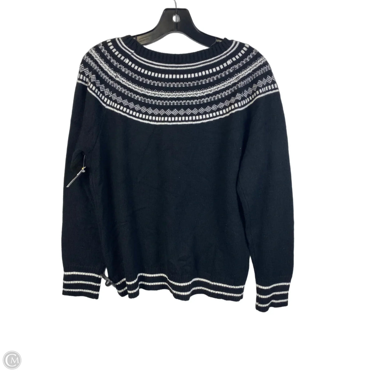 Sweater By Talbots In Black, Size: M