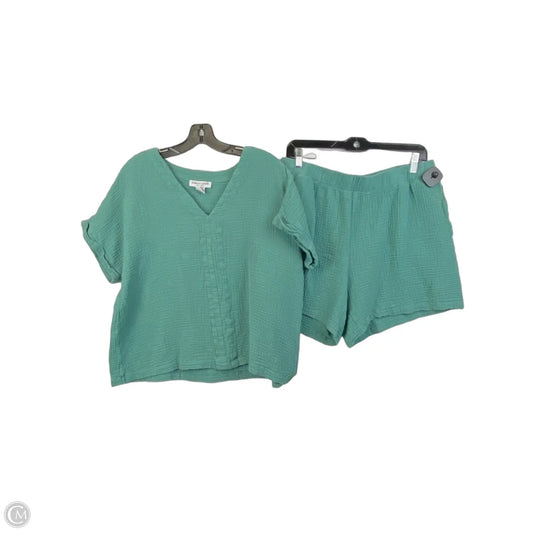 Shorts Set By Sabrina Lauren In Green, Size: Xl