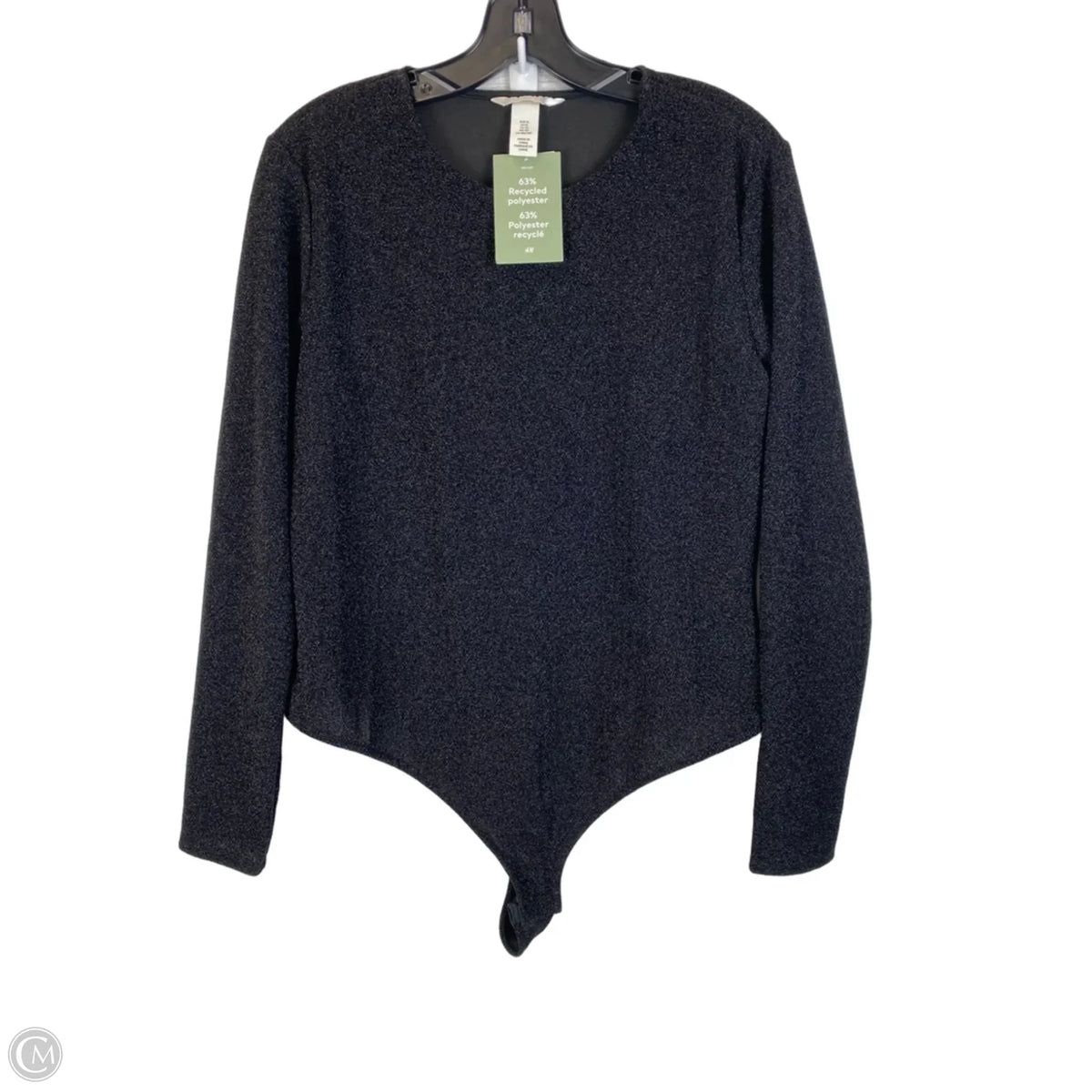 Bodysuit By H&m In Black, Size: Xl