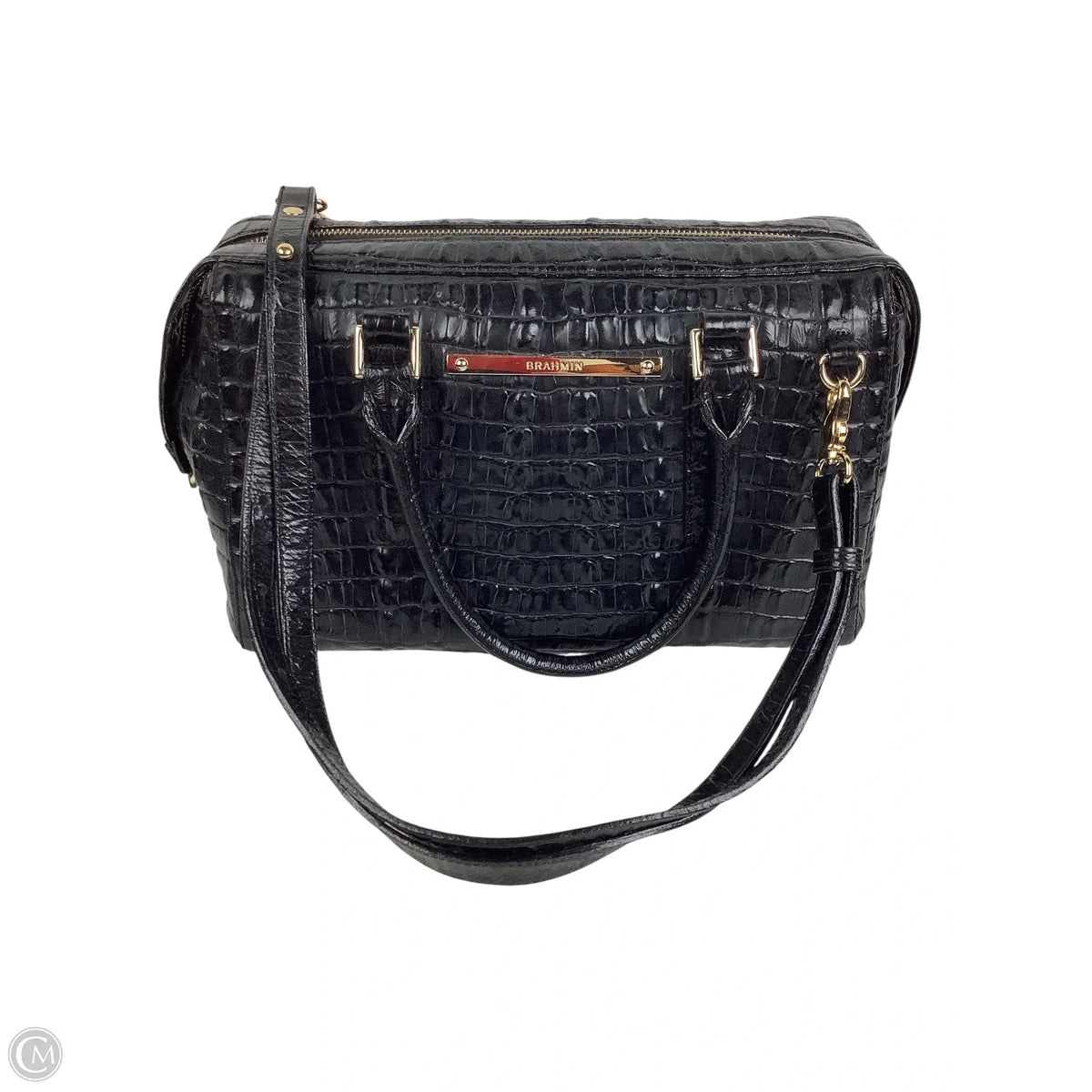 Handbag Designer By Brahmin, Size: Medium