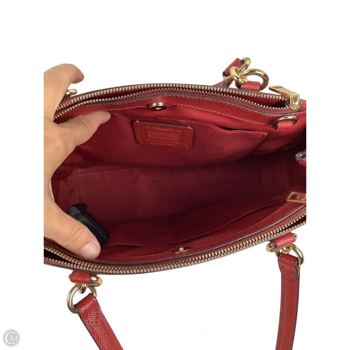Handbag Designer By Coach, Size: Medium
