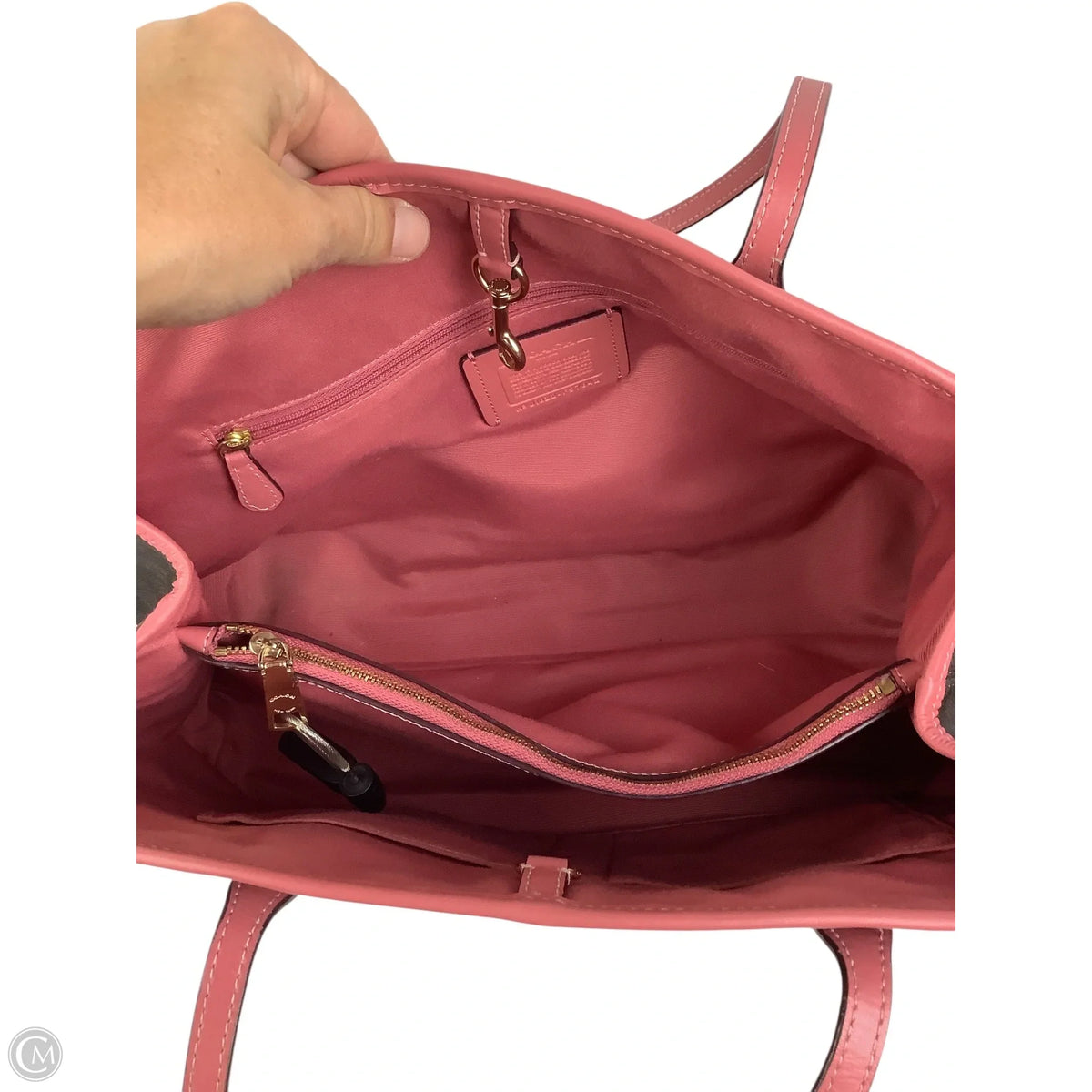 Handbag Designer By Coach, Size: Medium