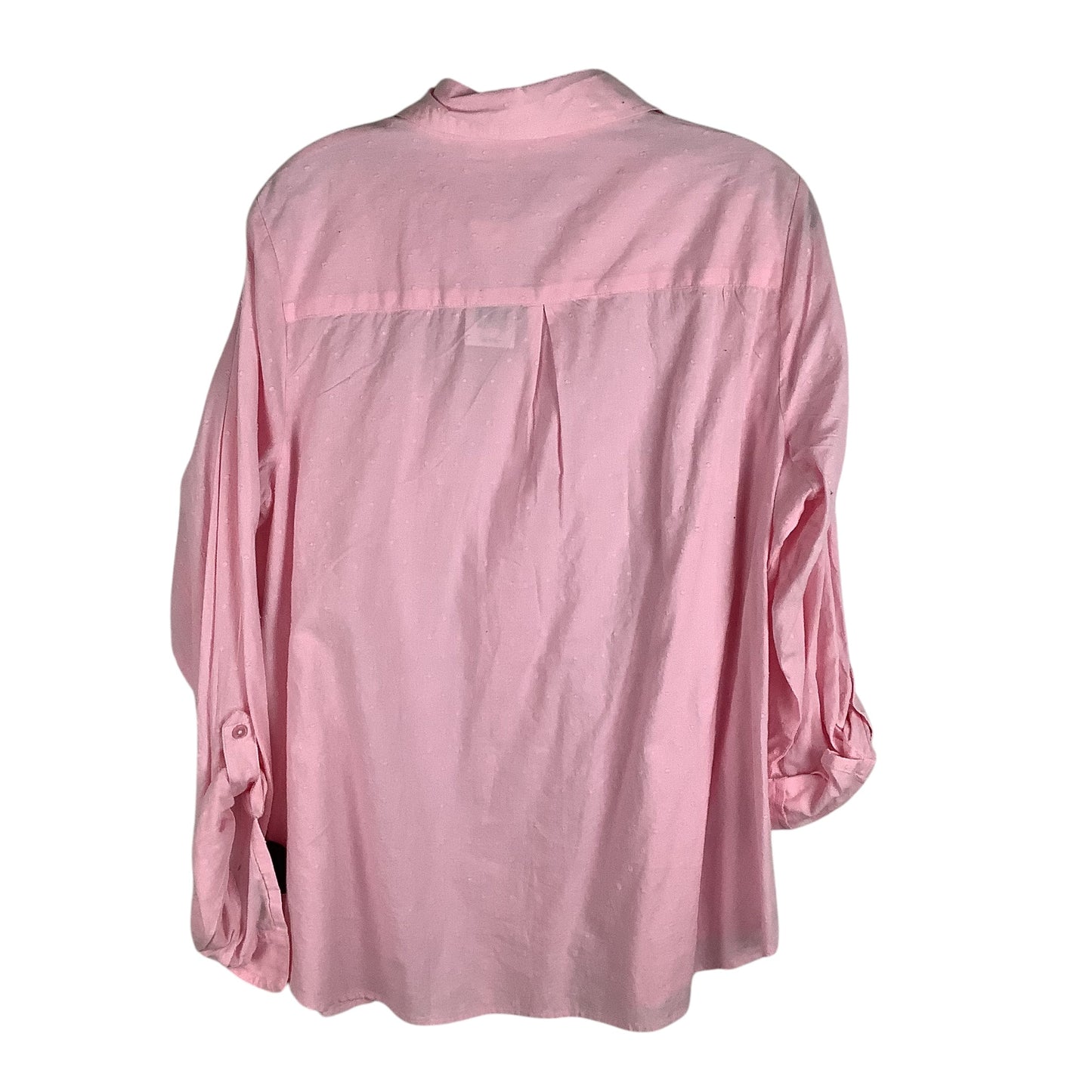 Top Long Sleeve By Kim Rogers In Pink, Size: Xl