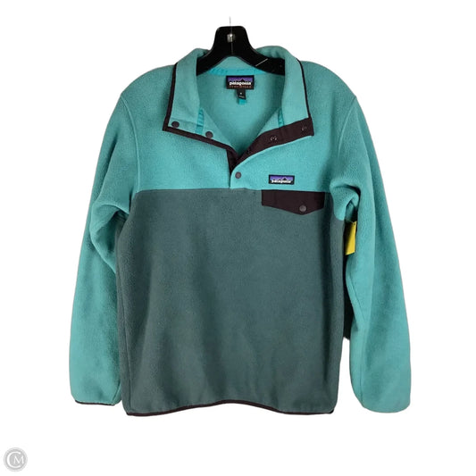 Jacket Faux Fur & Sherpa By Patagonia In Blue, Size: M