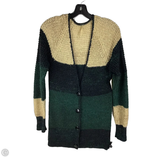 Cardigan By Free People In Cream & Green, Size: S