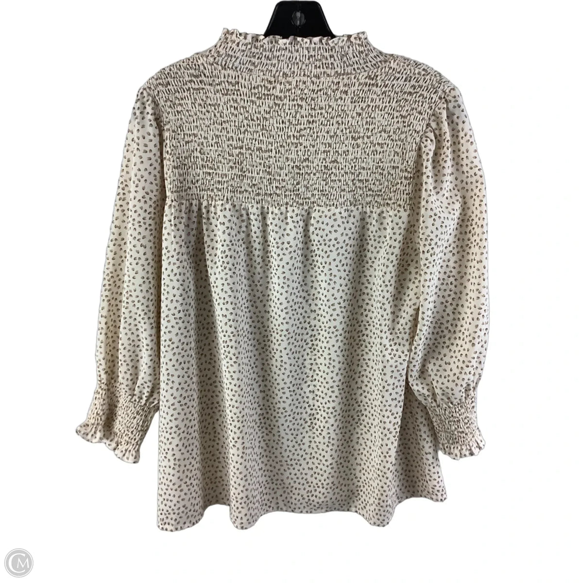 Top Long Sleeve By Thml In Cream, Size: L