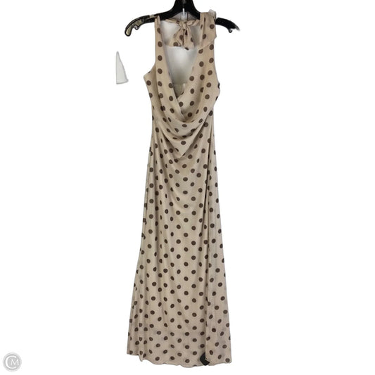 Dress Casual Maxi By See You Monday In Polkadot Pattern, Size: M