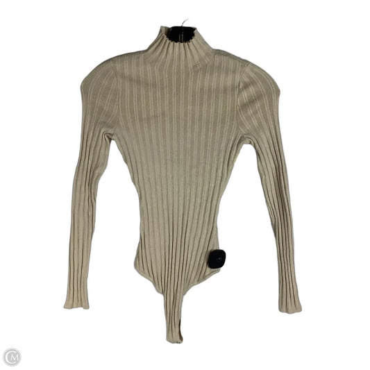 Bodysuit By Quince In Tan, Size: Xs