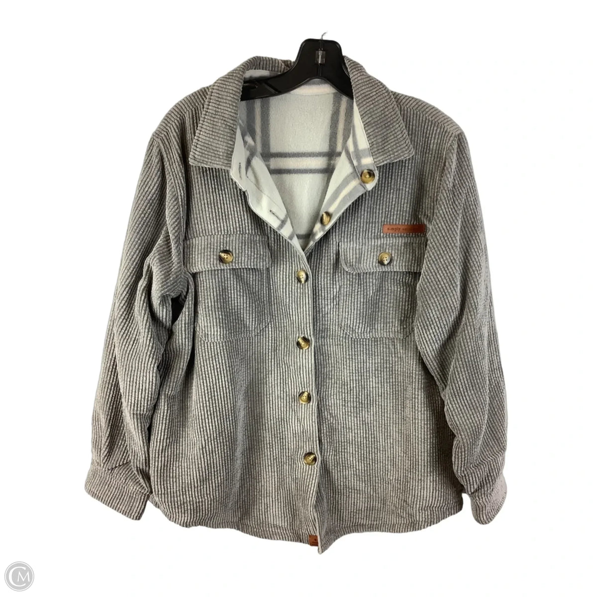 Jacket Other By Simply Southern In Grey, Size: S