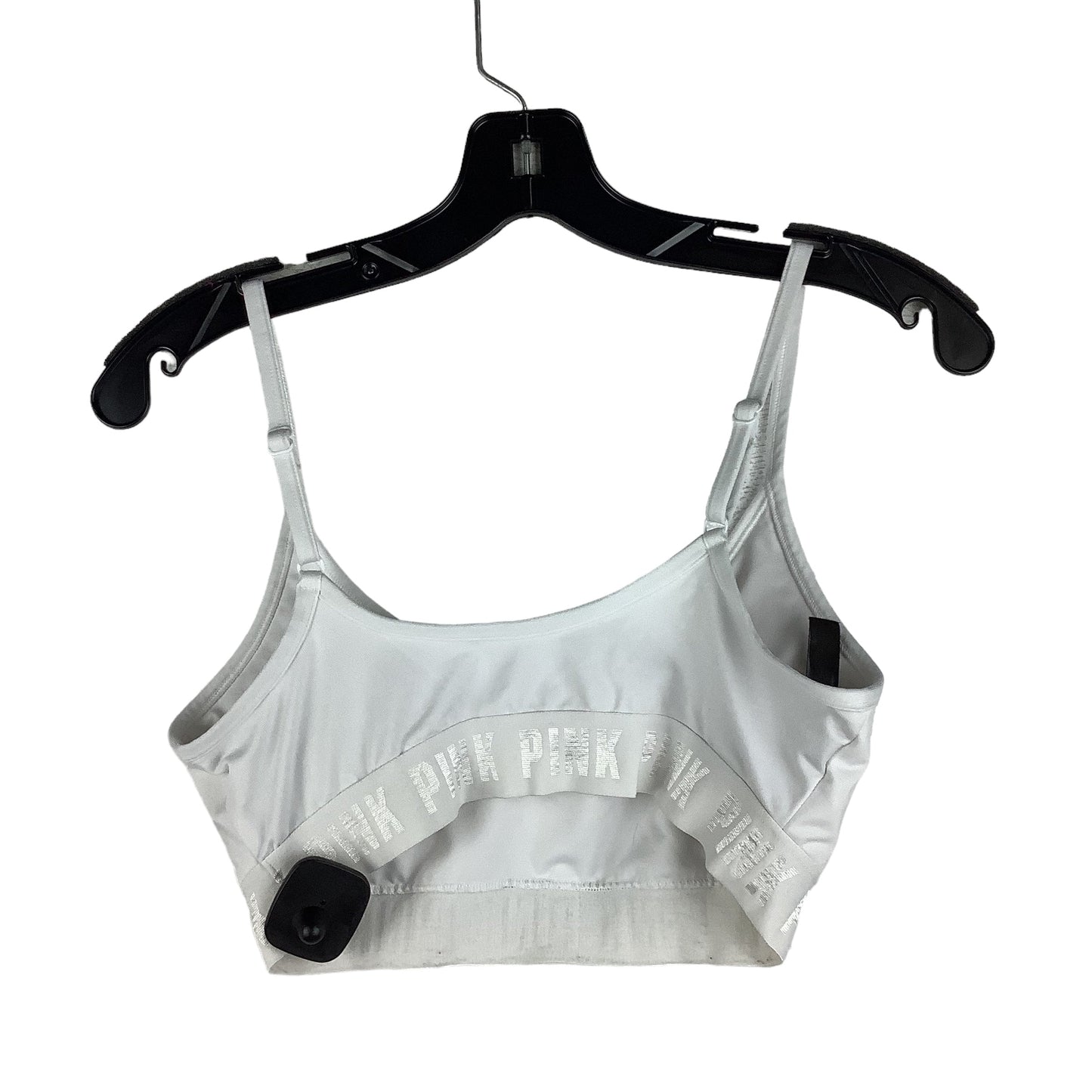 White Athletic Bra Pink, Size M