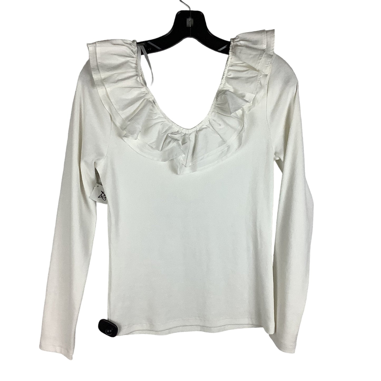 White Top Long Sleeve Anthropologie, Size M