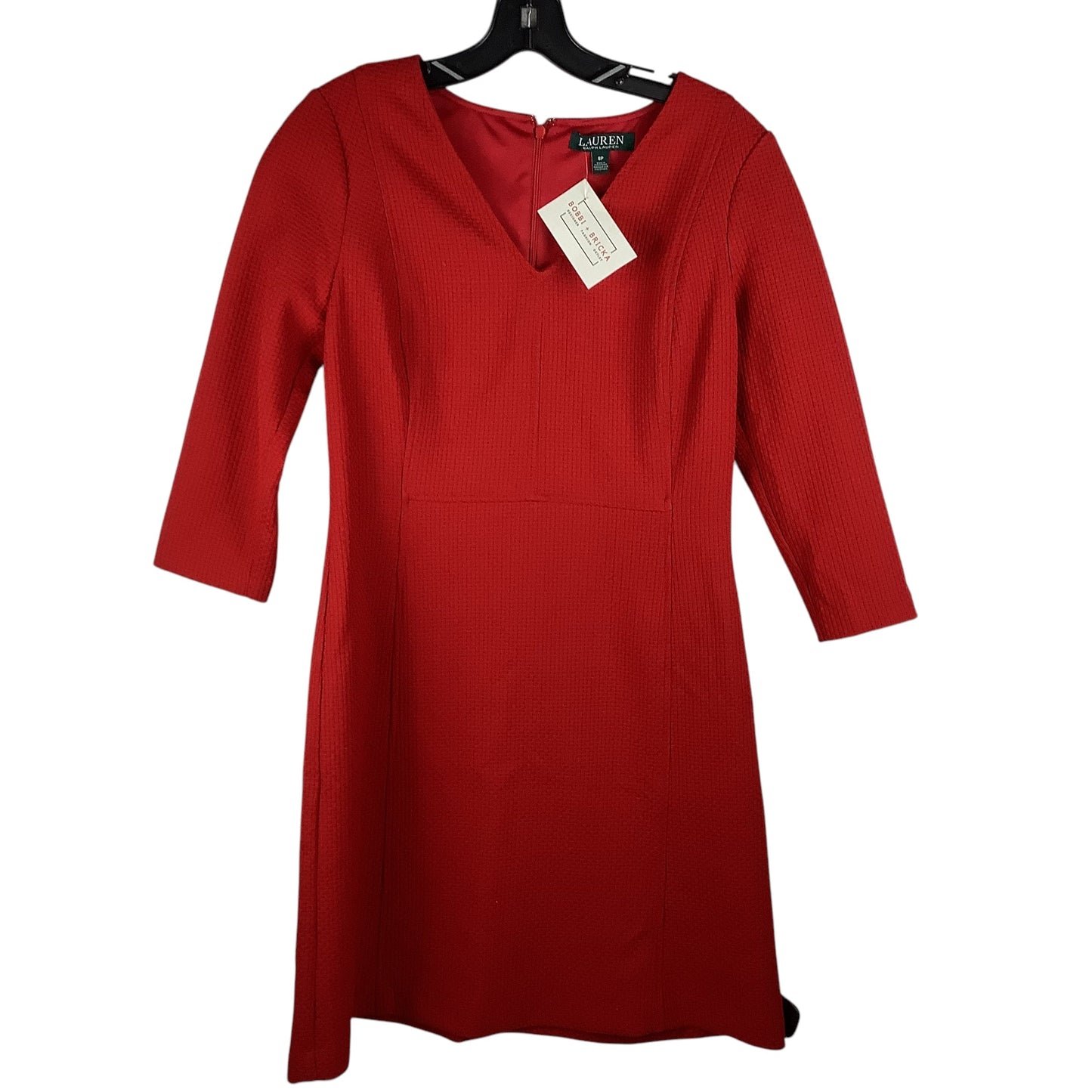 Dress Work By Ralph Lauren In Red, Size: 8petite