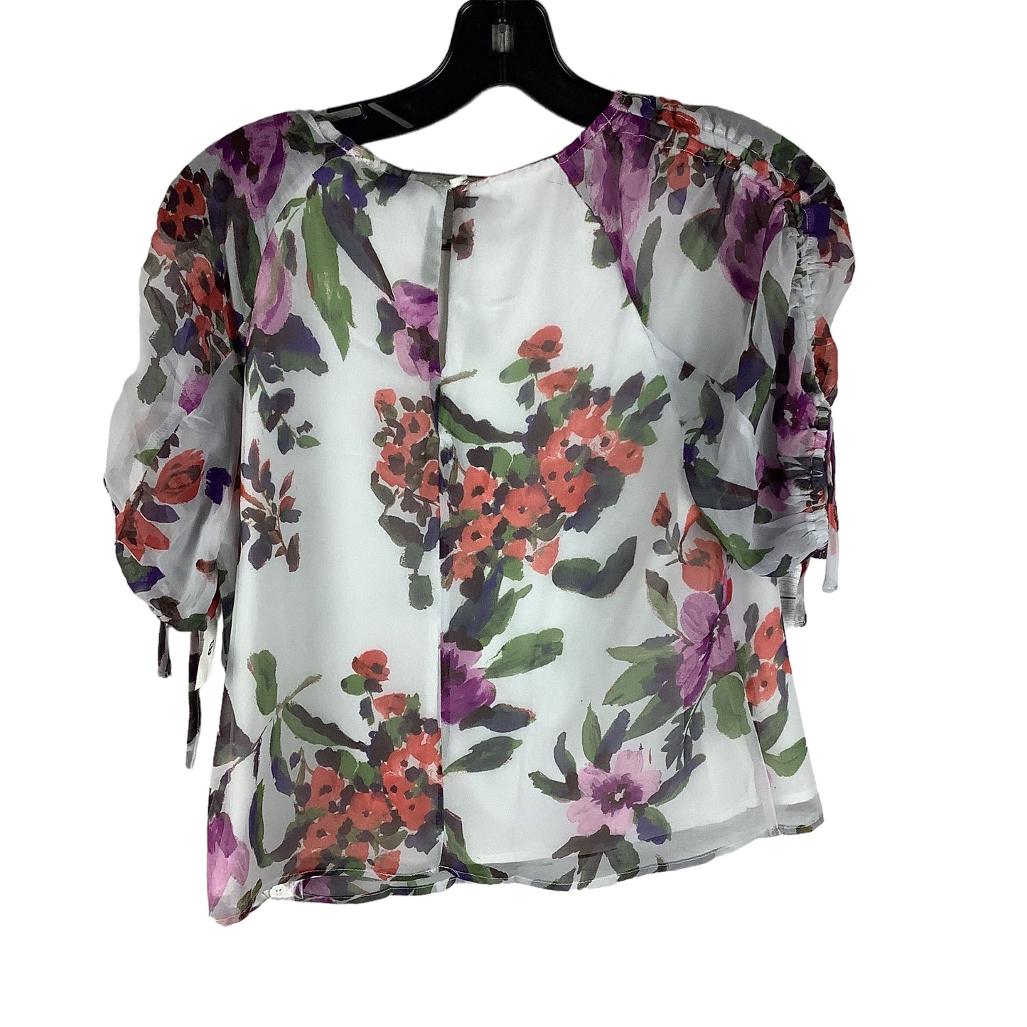 Floral Print Top Short Sleeve Lulus, Size Xs