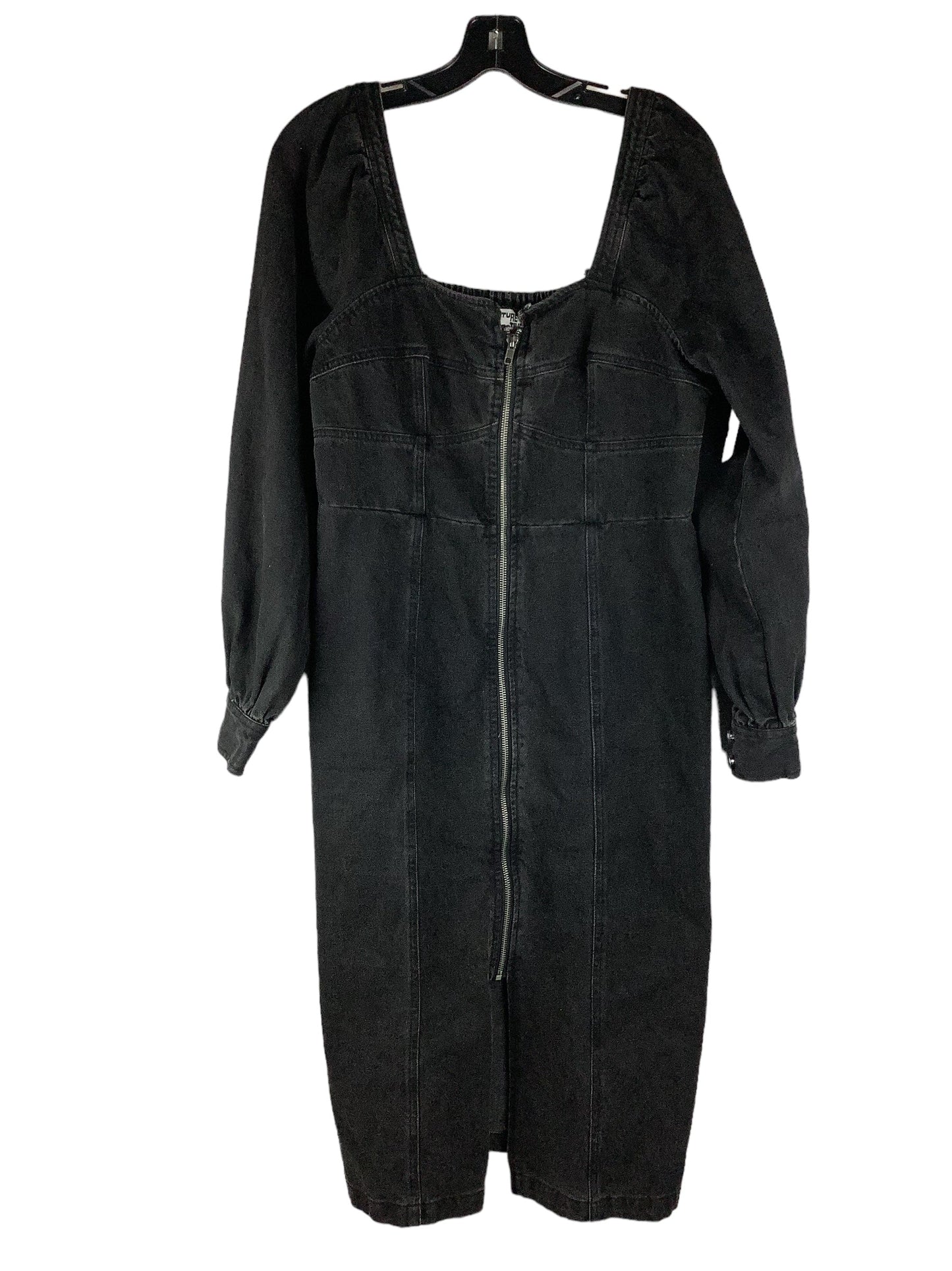 Black Dress Casual Midi Target-designer, Size 14