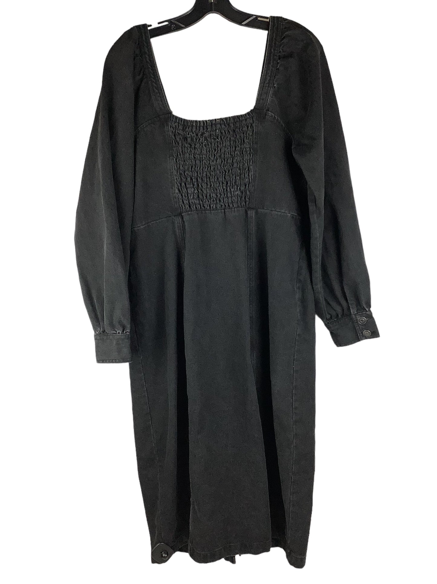 Black Dress Casual Midi Target-designer, Size 14