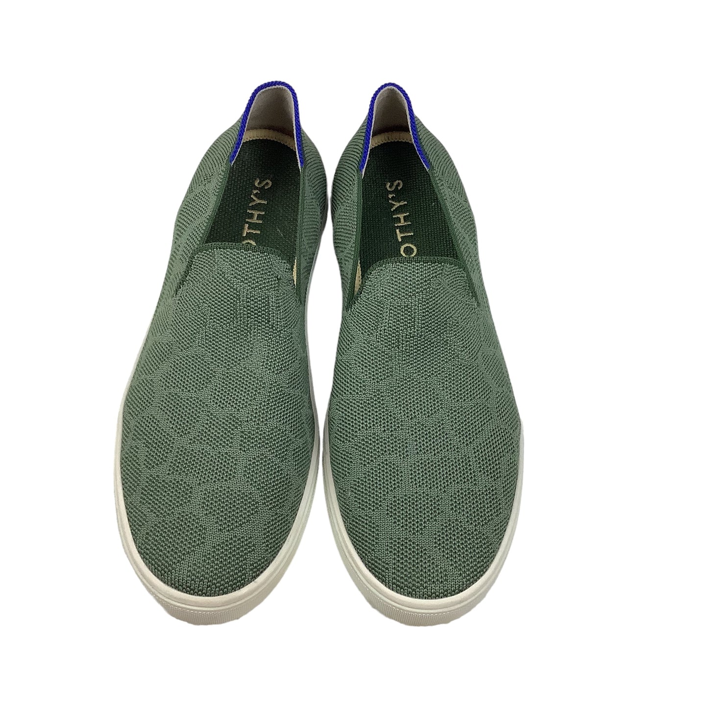 Green Shoes Designer Rothys, Size 9