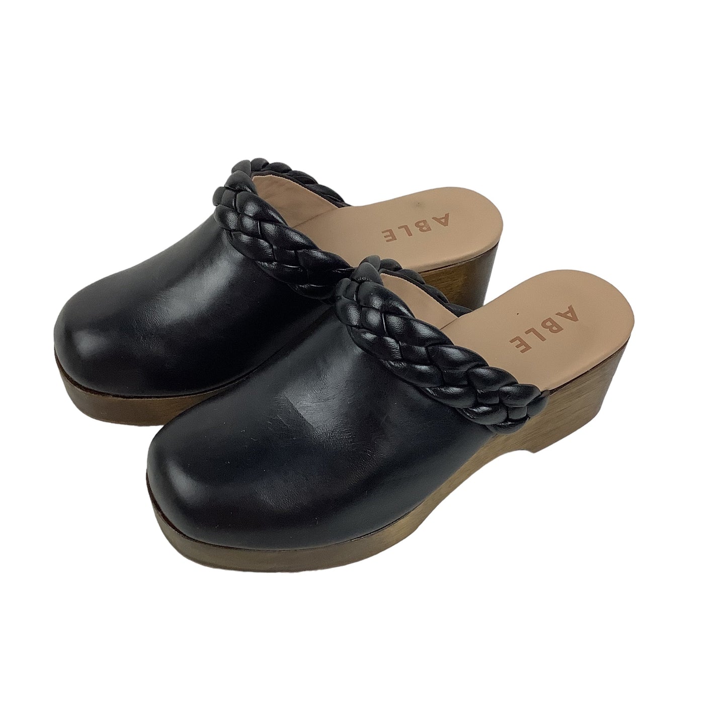 Black Shoes Heels Block Clothes Mentor, Size 7