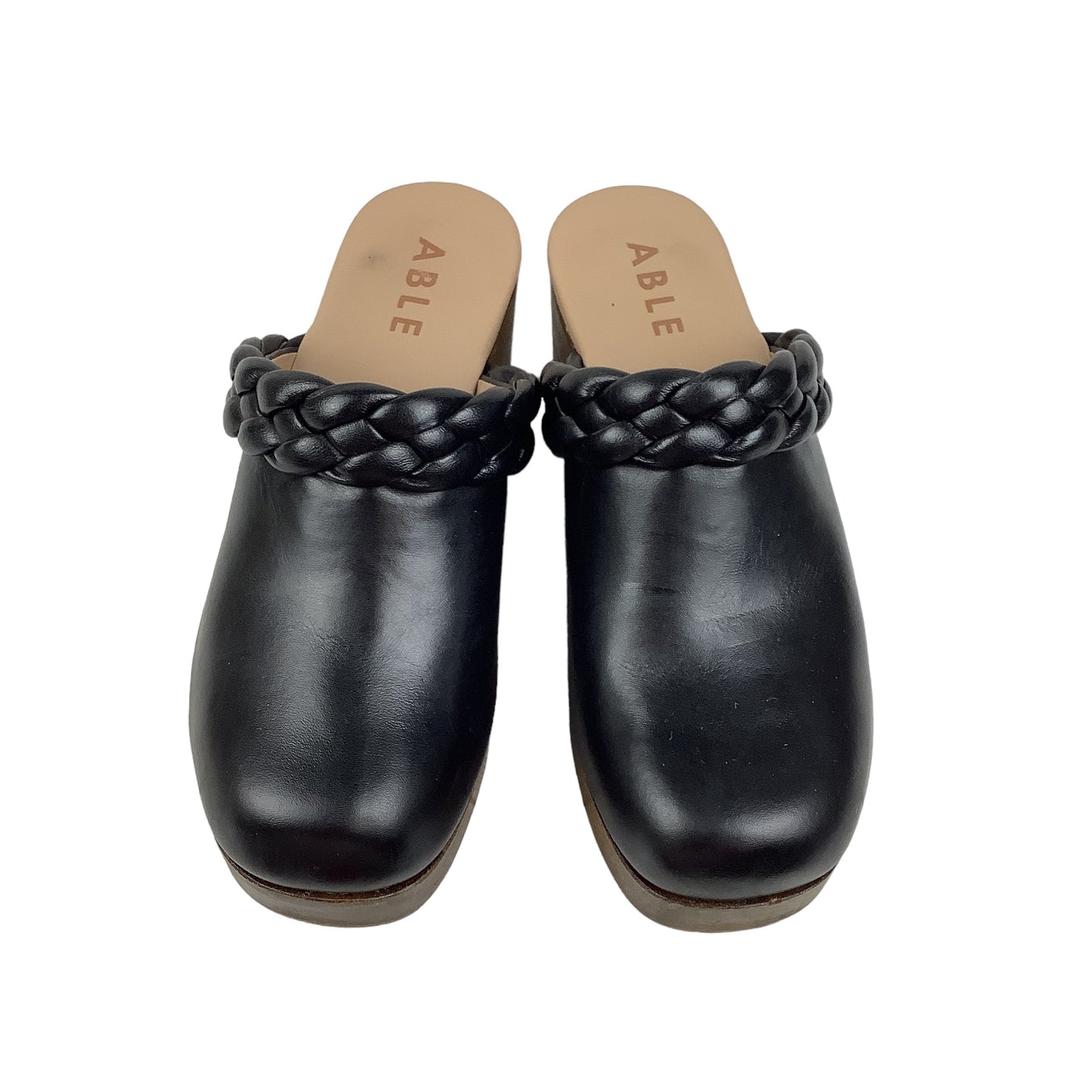 Black Shoes Heels Block Clothes Mentor, Size 7