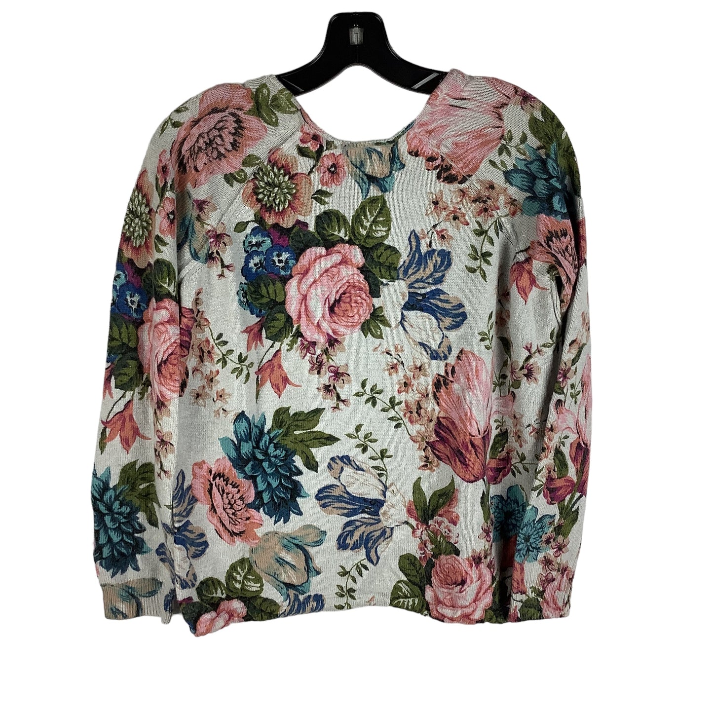 Floral Print Sweater Anthropologie, Size Xs