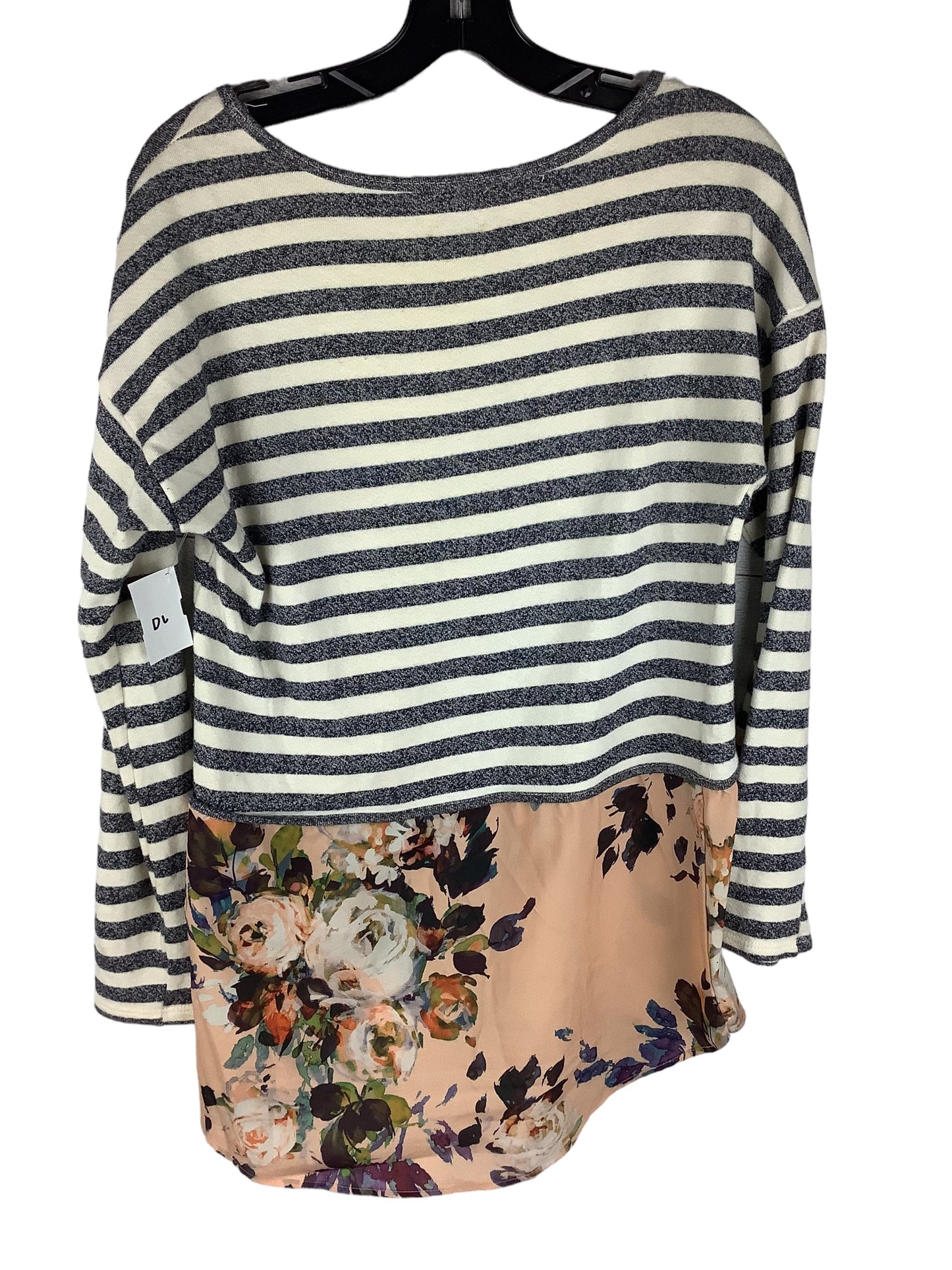 Striped Pattern Top Long Sleeve Anthropologie, Size S