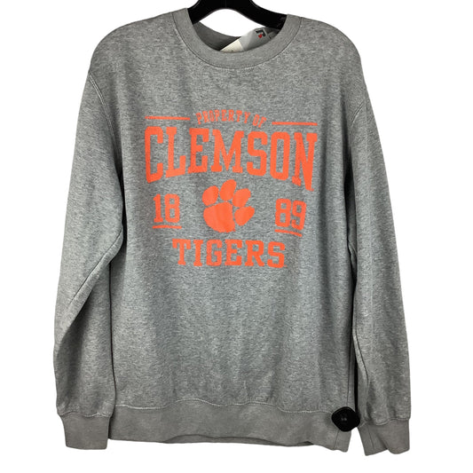 Sweatshirt Crewneck By Clothes Mentor In Grey, Size: M