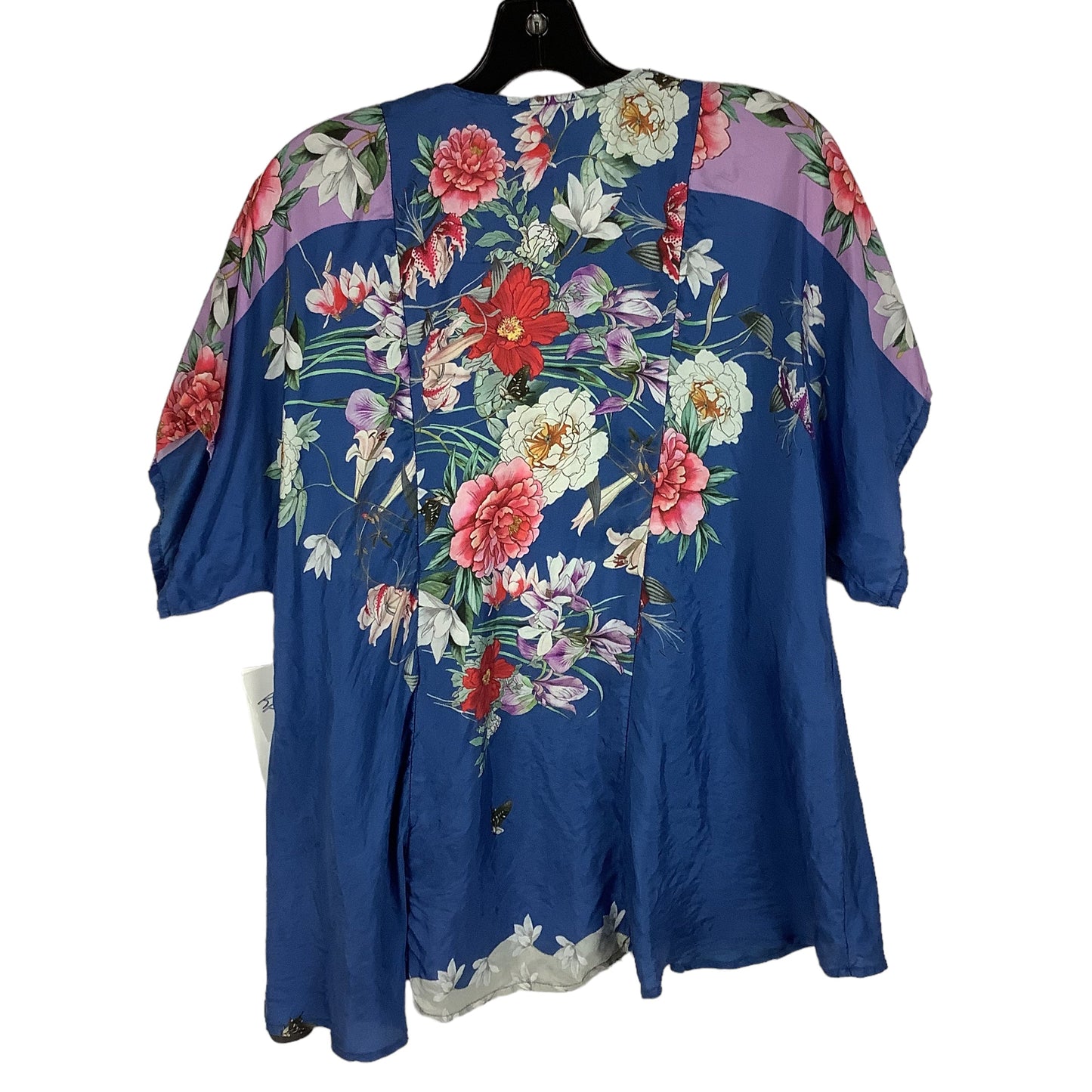 Top Short Sleeve Designer By Johnny Was In Floral Print, Size: Xs