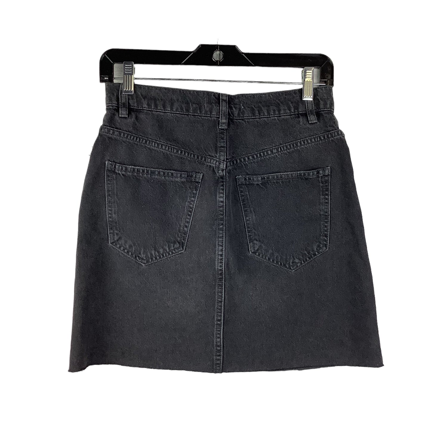 Black Denim Skirt Mini & Short We The Free, Size 2
