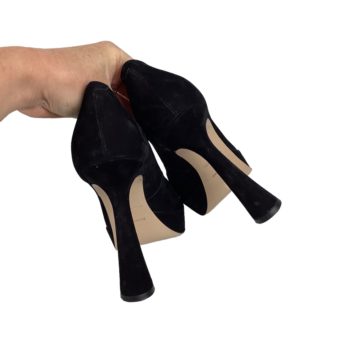 Black Shoes Heels Stiletto Maeve, Size 8.5 (39)
