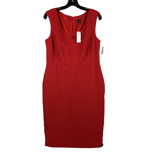 Red Dress Work Ann Taylor, Size 10