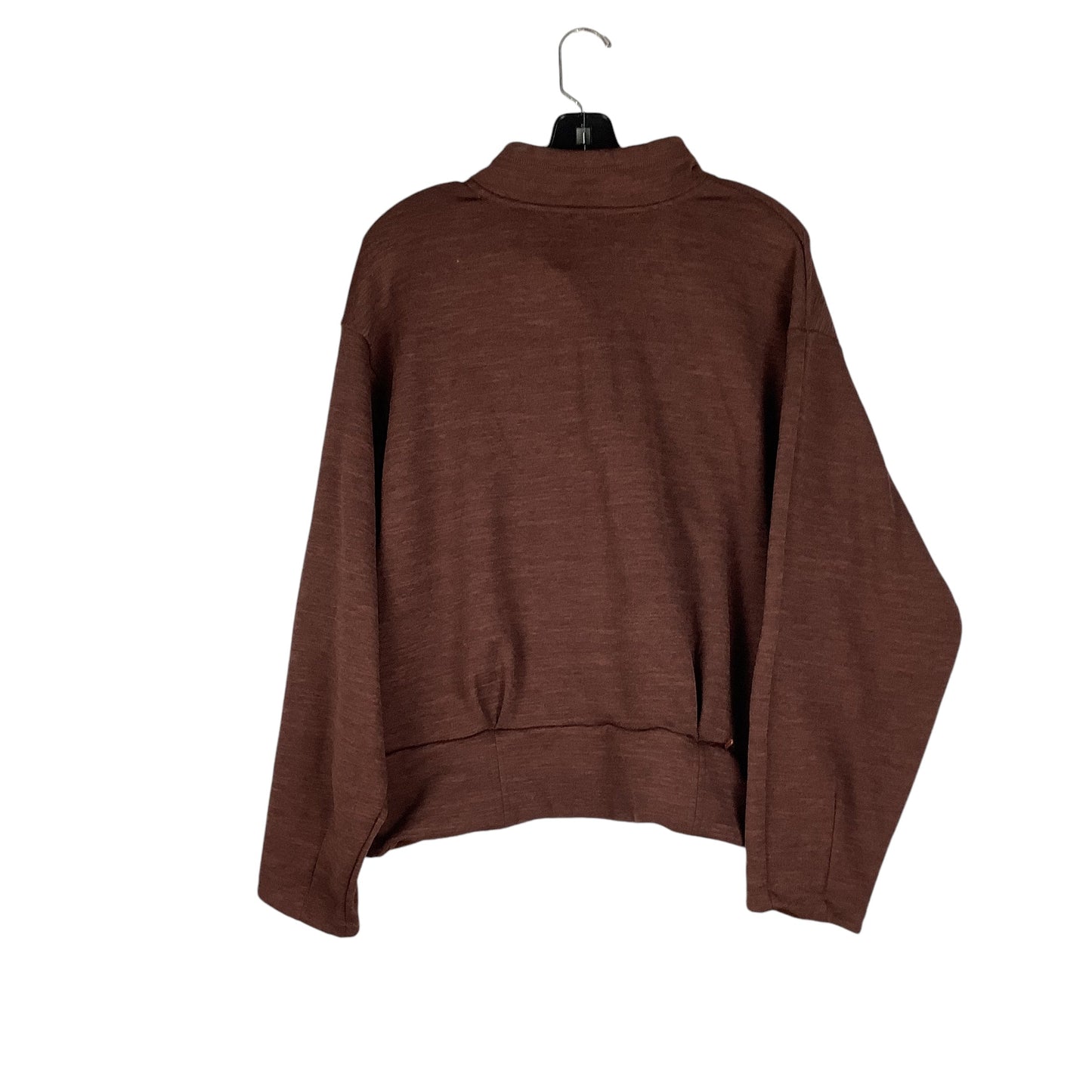 Athletic Sweatshirt Collar By Athleta In Brown, Size: Xl