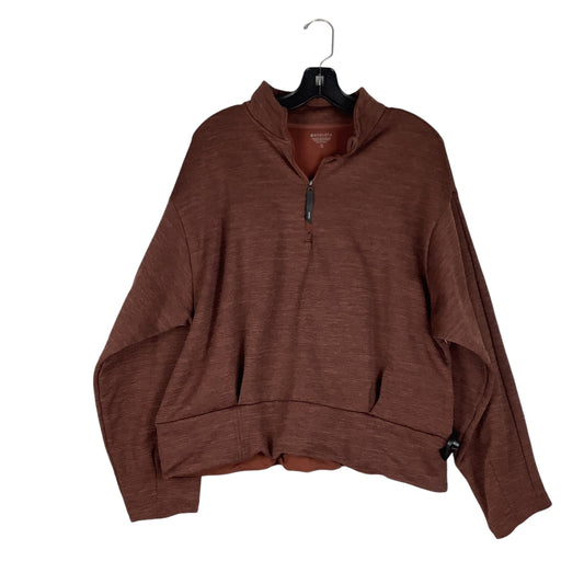 Athletic Sweatshirt Collar By Athleta In Brown, Size: Xl