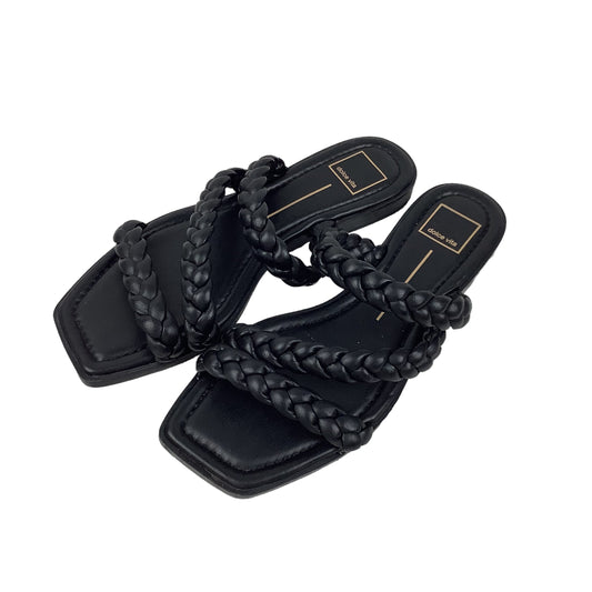 Black Sandals Flats Dolce Vita, Size 8