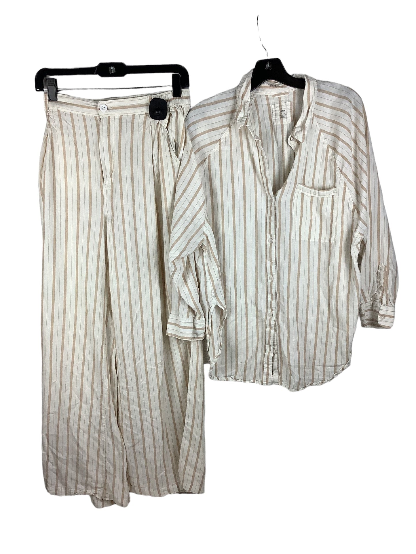 Striped Pattern Pants Set 2pc Aerie