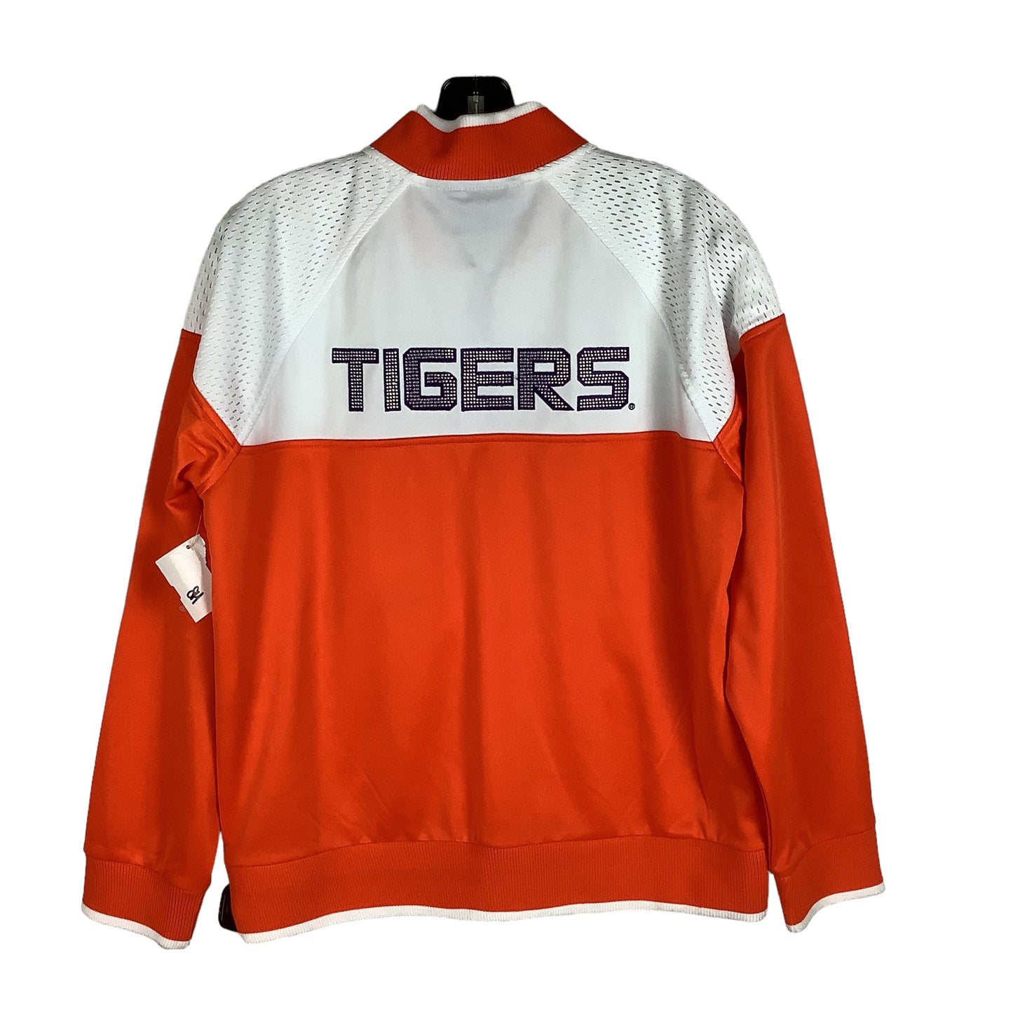 Orange Athletic Jacket Clothes Mentor, Size L