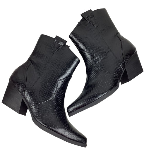 Black Boots Ankle Heels Dolce Vita, Size 9