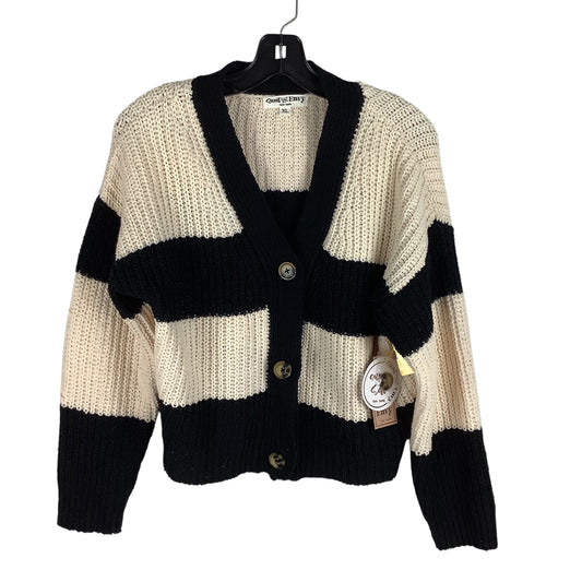 Sweater By Clothes Mentor In Black & Tan, Size: Xl