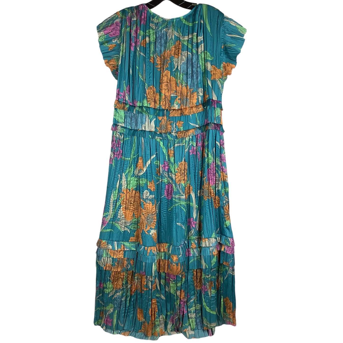 Dress Party Midi By Current Air In Teal, Size: Xl