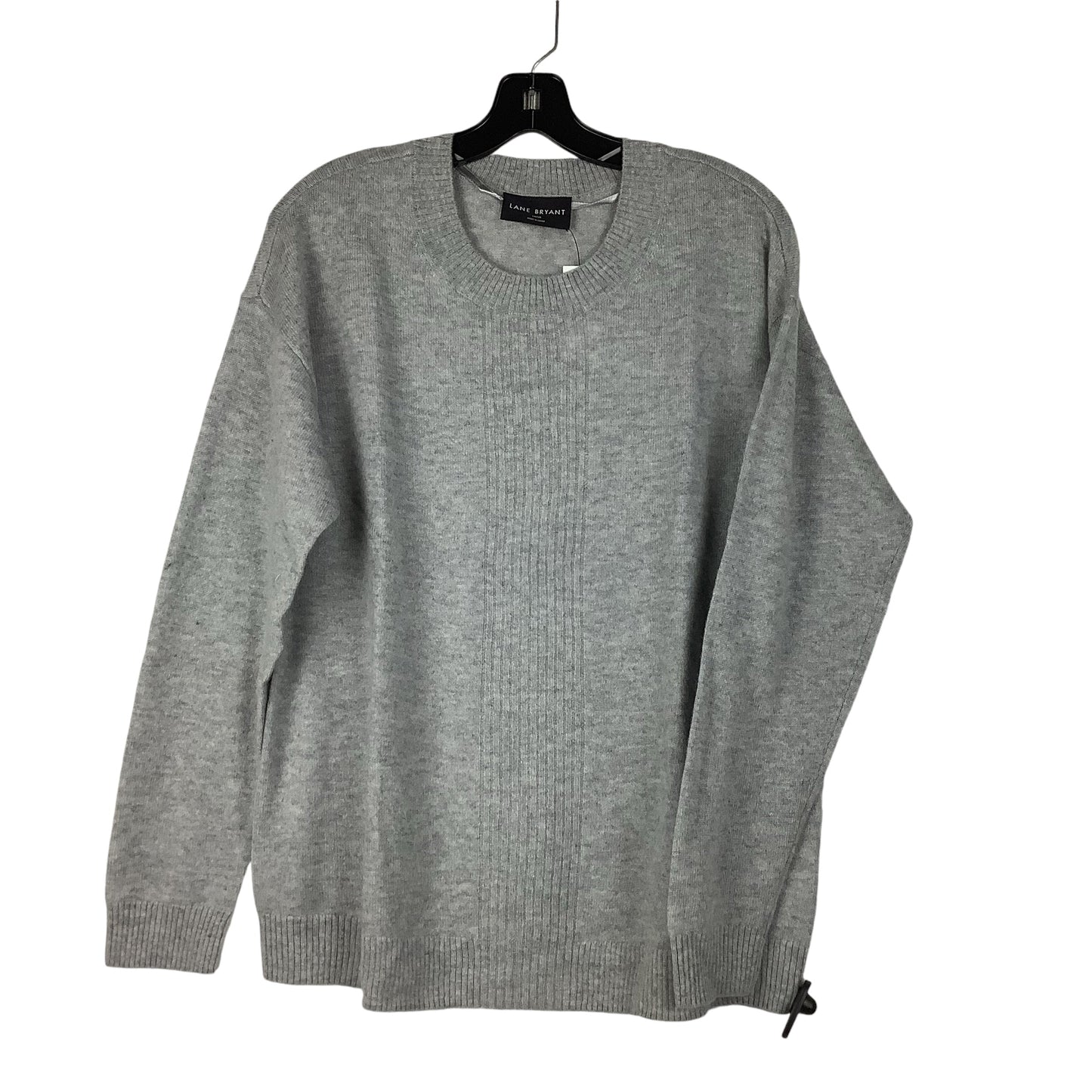 Sweater By Lane Bryant In Grey, Size: L