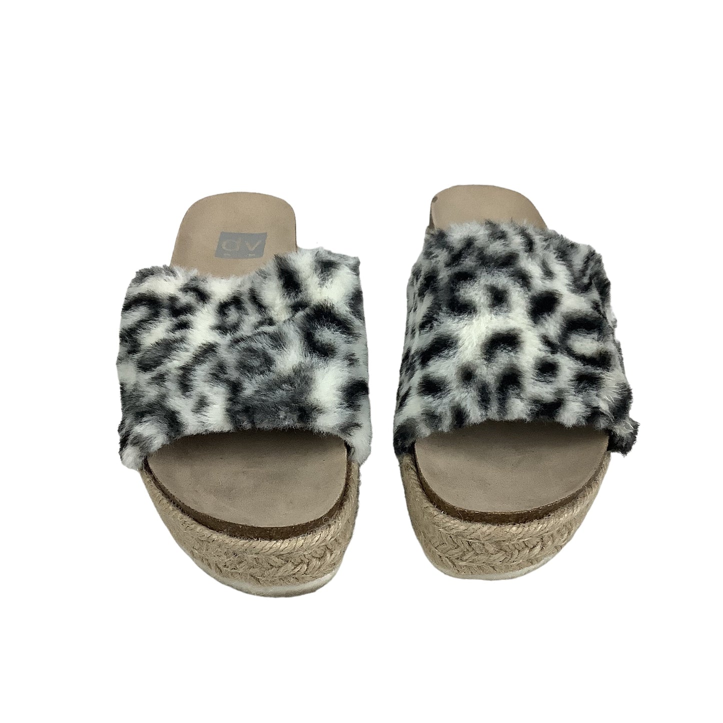 Animal Print Sandals Flats Dolce Vita, Size 7.5