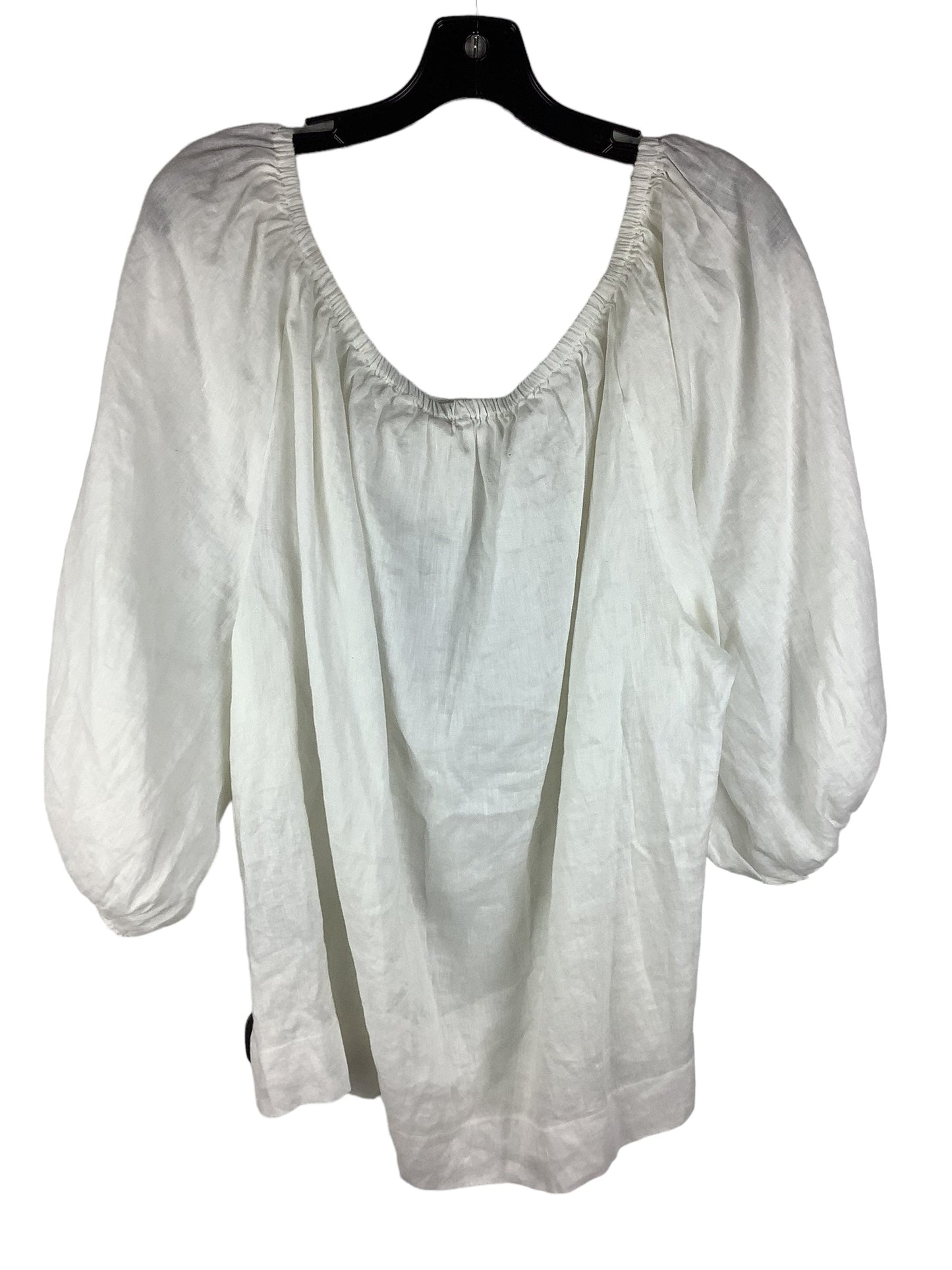 White Top Short Sleeve H&m, Size Xxl