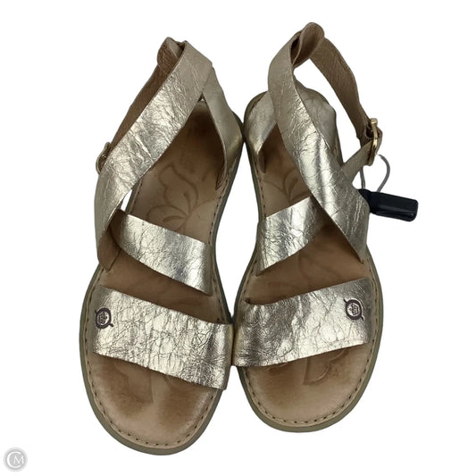 Sandals Flats By Born In Gold, Size: 7