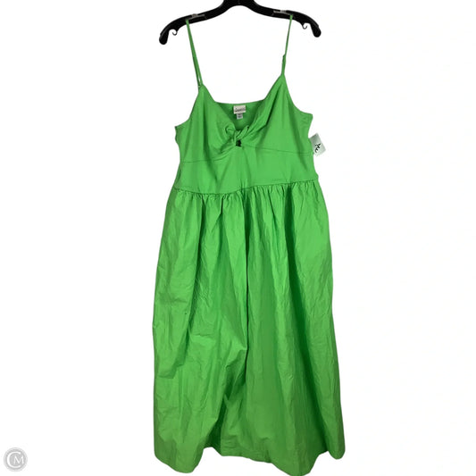 Dress Casual Maxi By A New Day In Green, Size: Xl