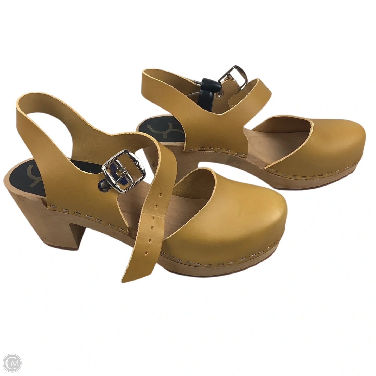 Shoes Heels Block By Cmc In Yellow, Size: 8