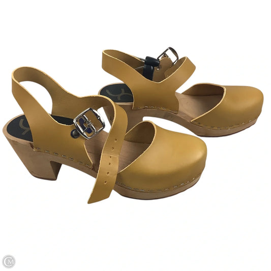 Shoes Heels Block By Cmc In Yellow, Size: 8
