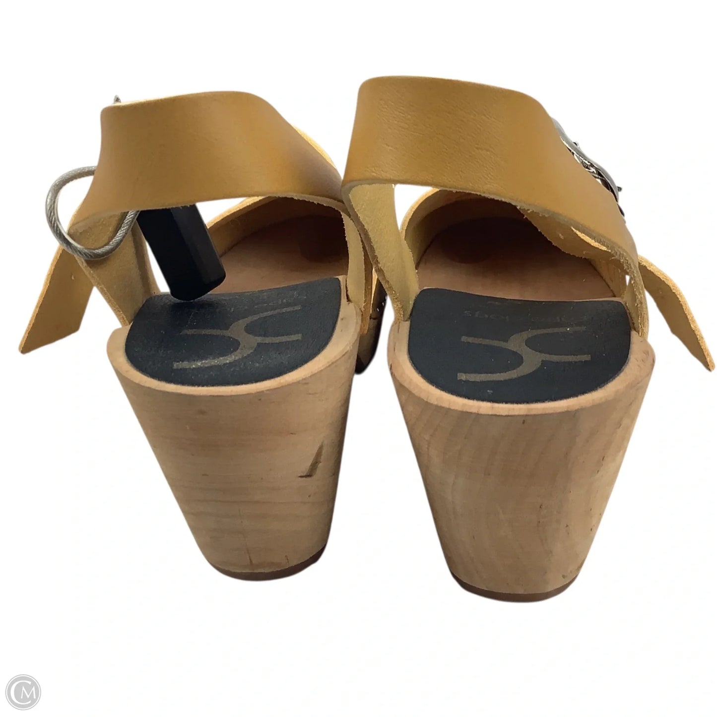 Shoes Heels Block By Cmc In Yellow, Size: 8