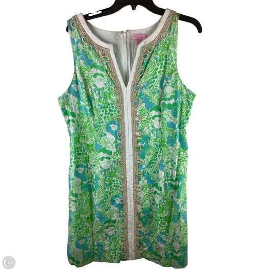 Dress Designer By Lilly Pulitzer In Green, Size: 14