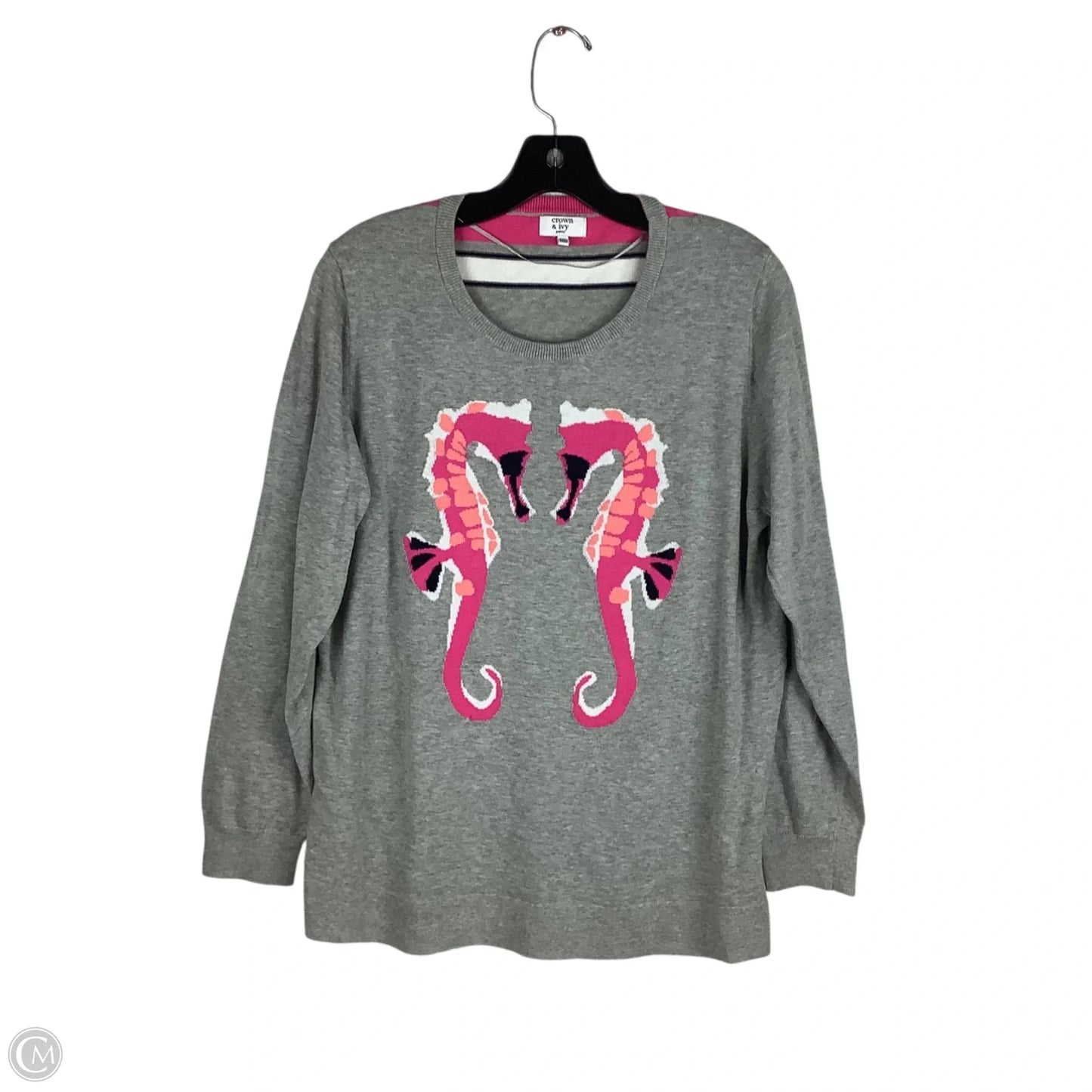 Sweater By Crown And Ivy In Grey, Size: Xlp