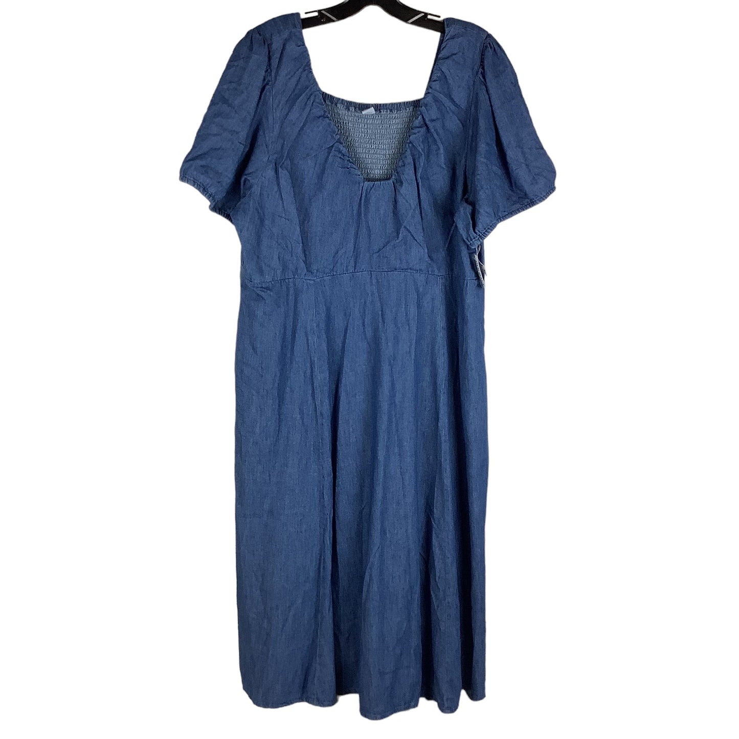 Blue Dress Casual Maxi Old Navy, Size Xxl petite
