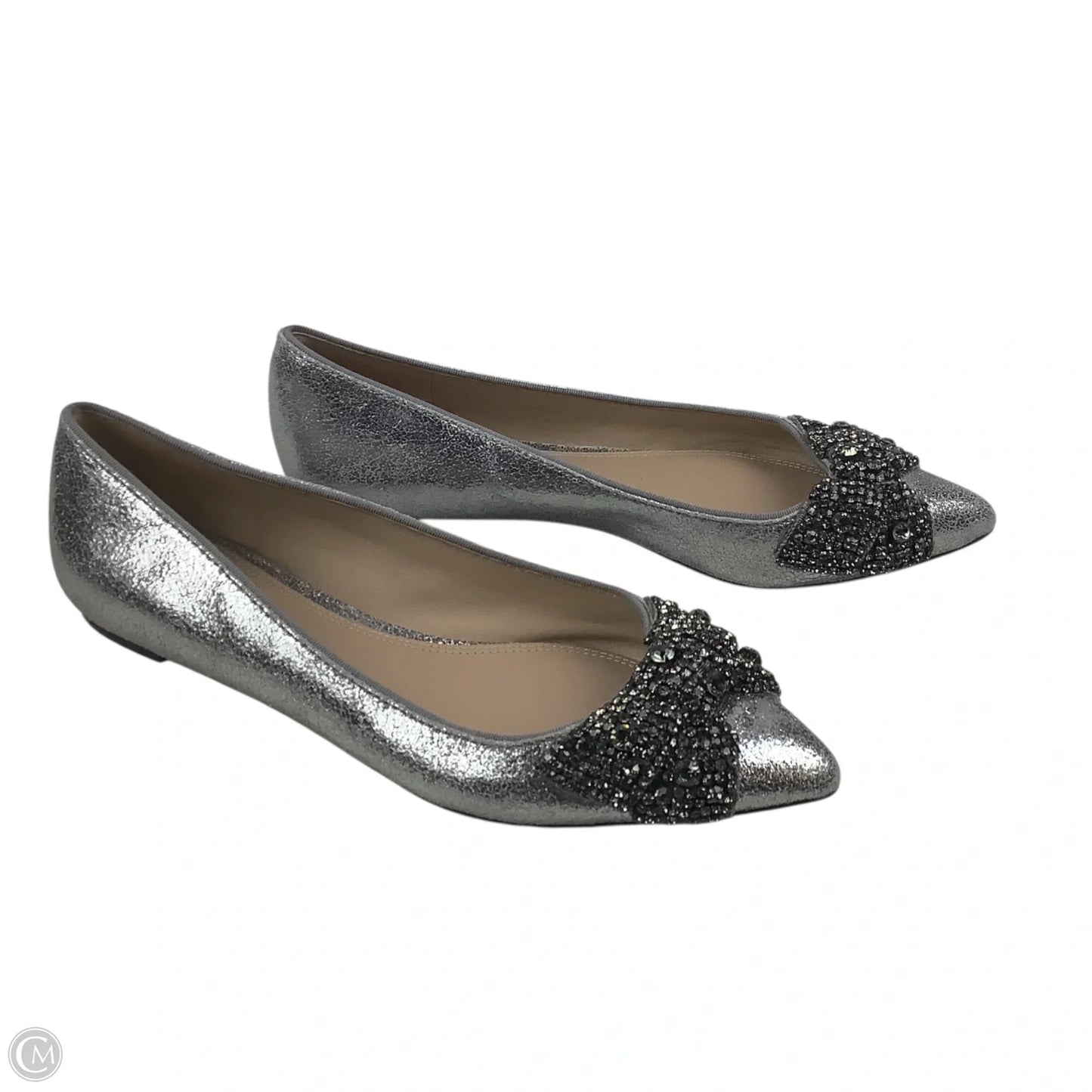 Sandals Designer By Tory Burch In Silver, Size: 7.5