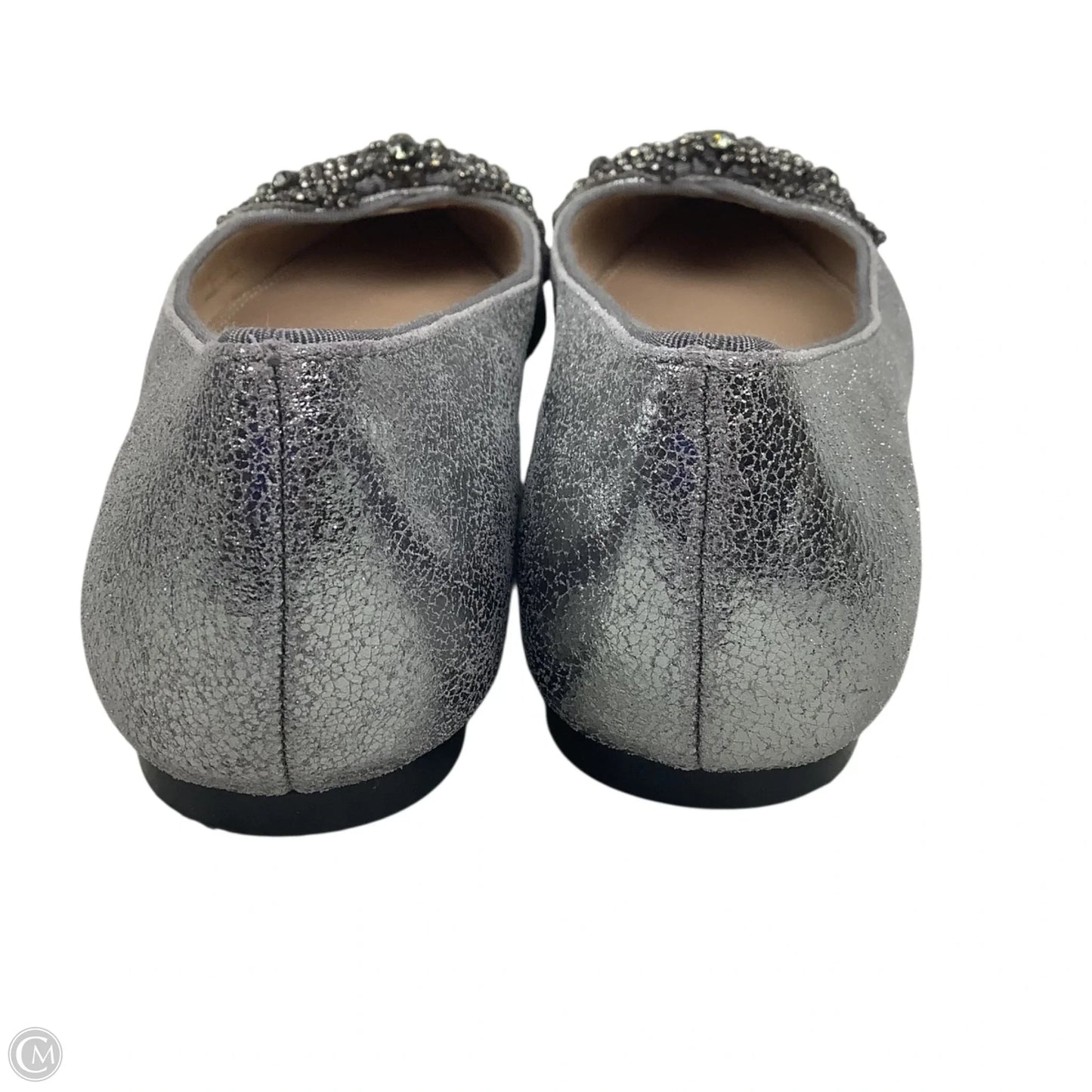 Sandals Designer By Tory Burch In Silver, Size: 7.5